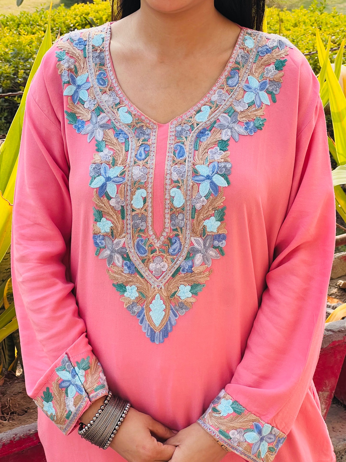 Rose Taupe Rayon Co-ord Set For Women