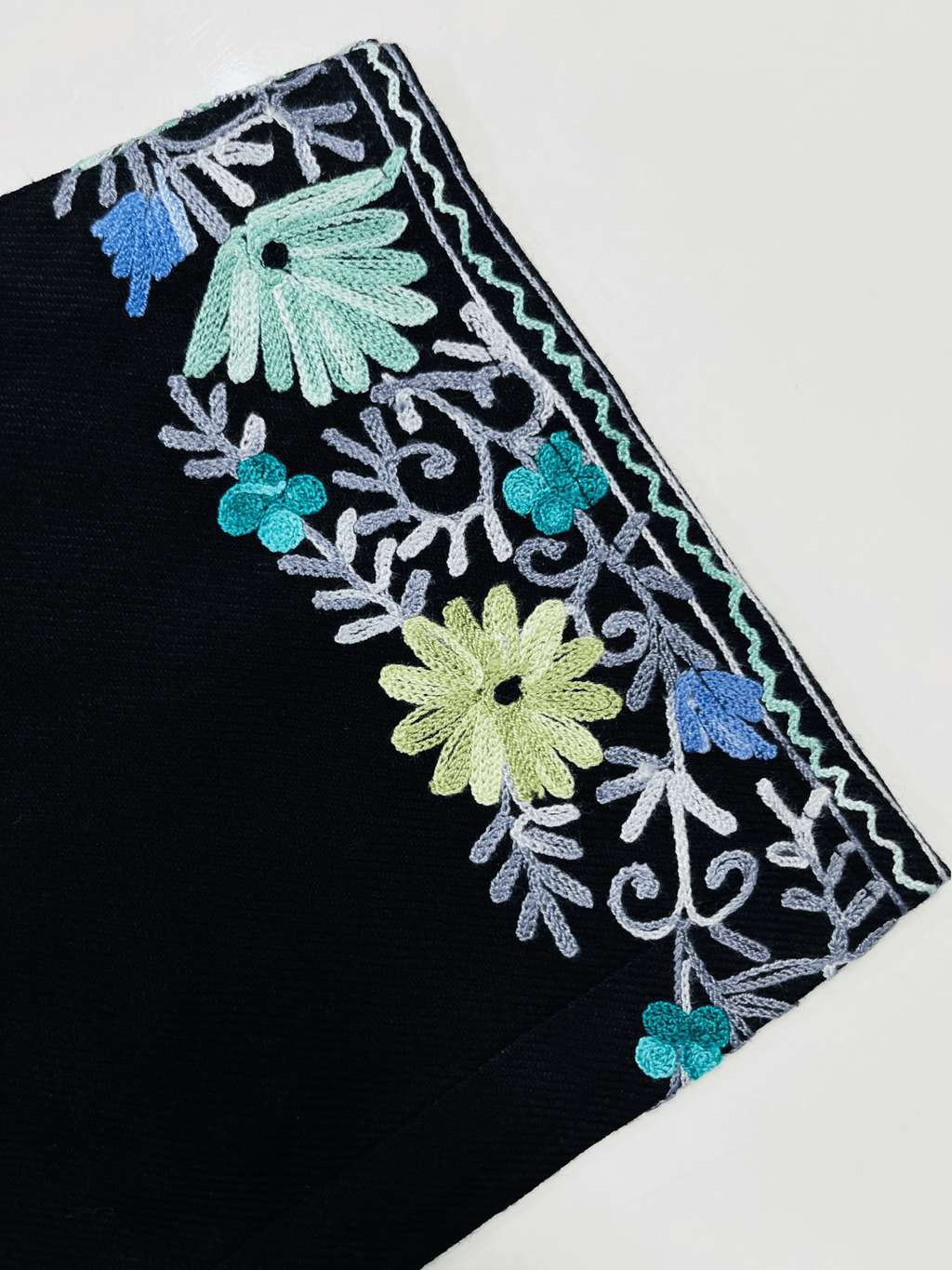 Black Aari Embroidered Kashmiri Co-ord set