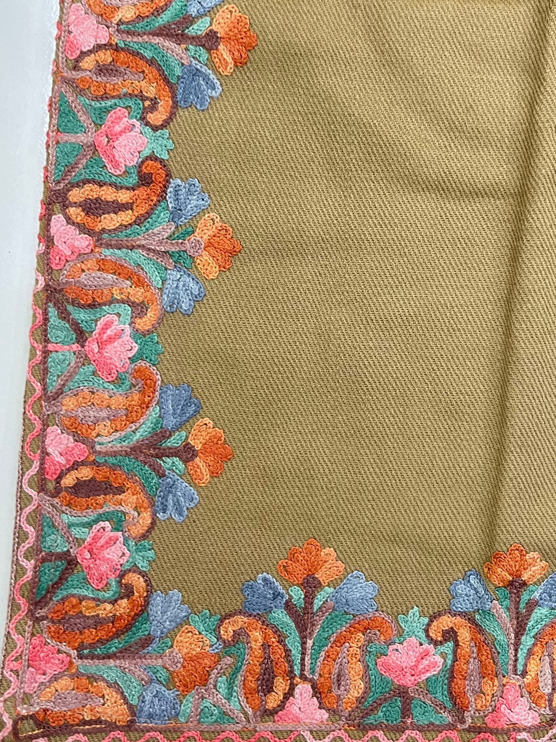 Coffee Brown Kashmere pheran