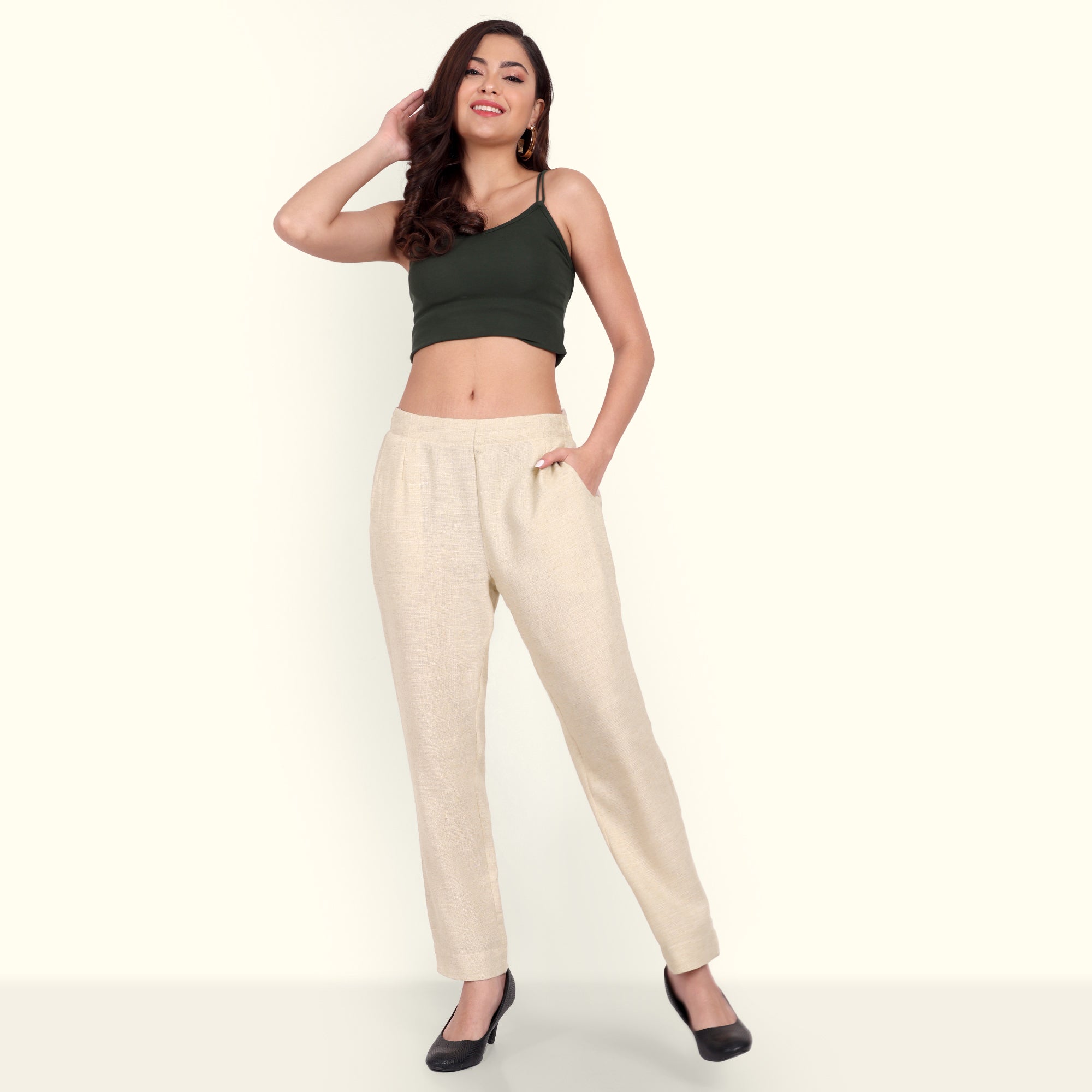 Naariy Khadi Cotton Pants