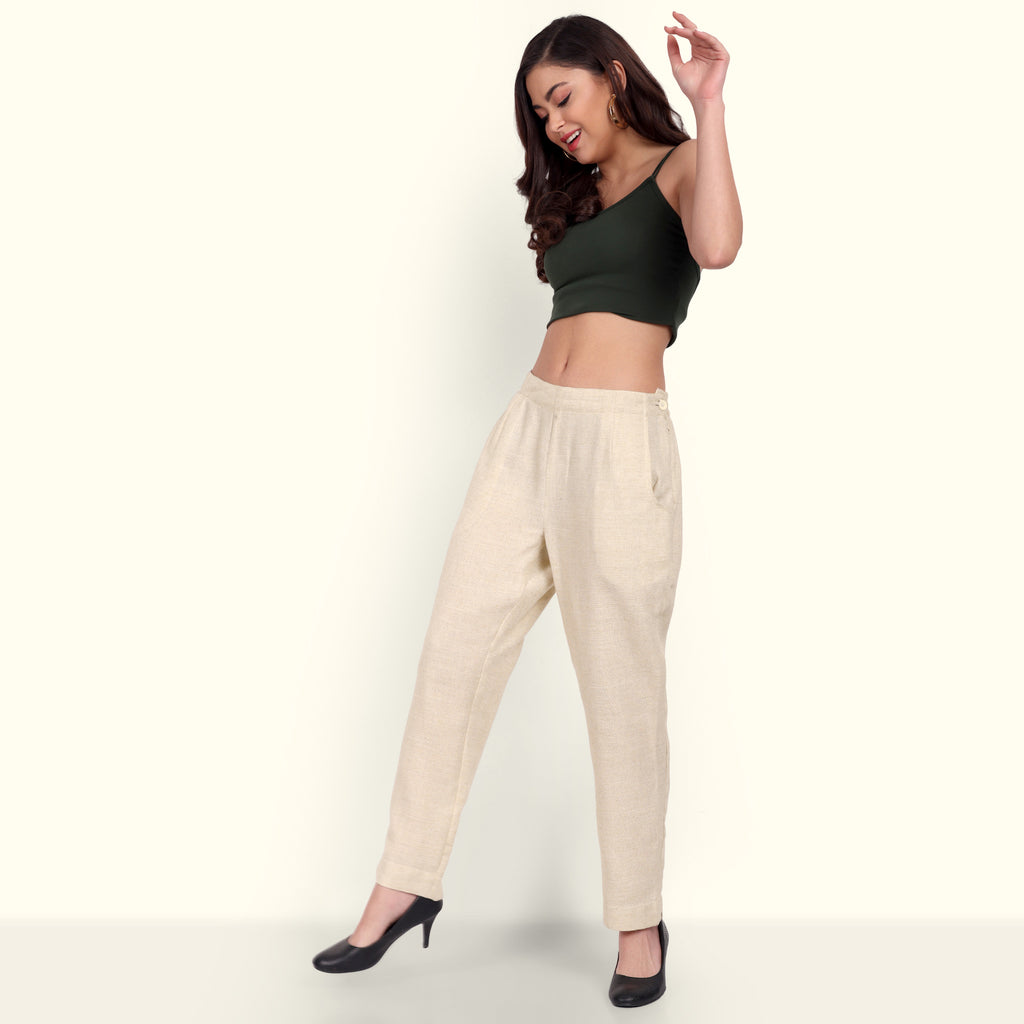 Naariy Relaxed Fit Cotton Pant