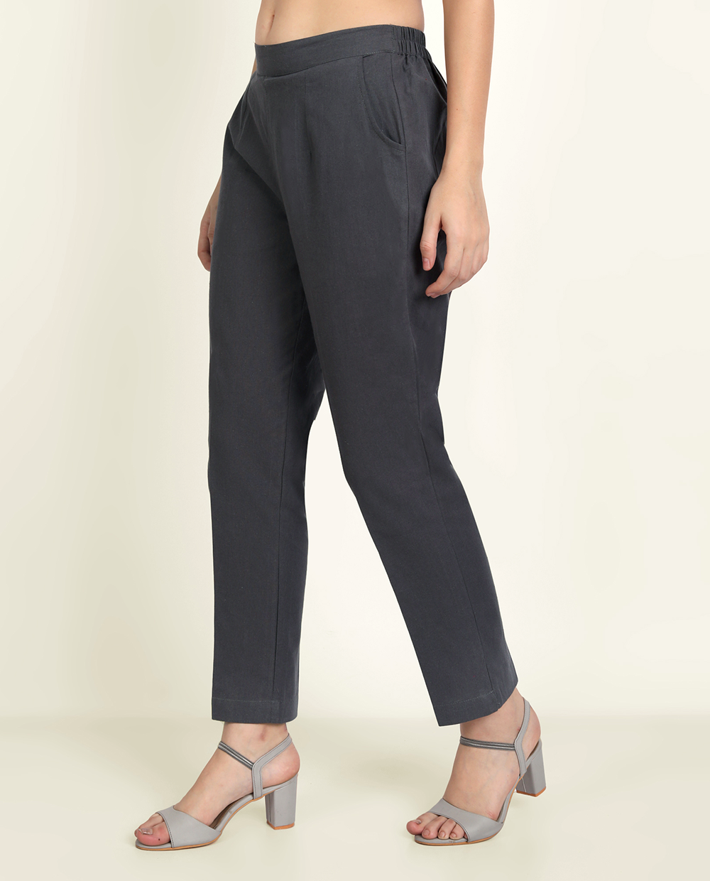 Piping 100% cotton trousers | OYSHO United States